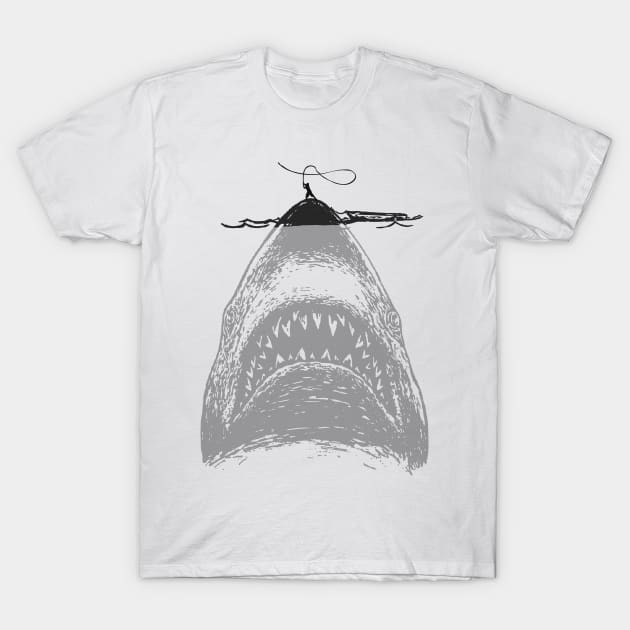 Great White Shark T-Shirt by The Tee Tree